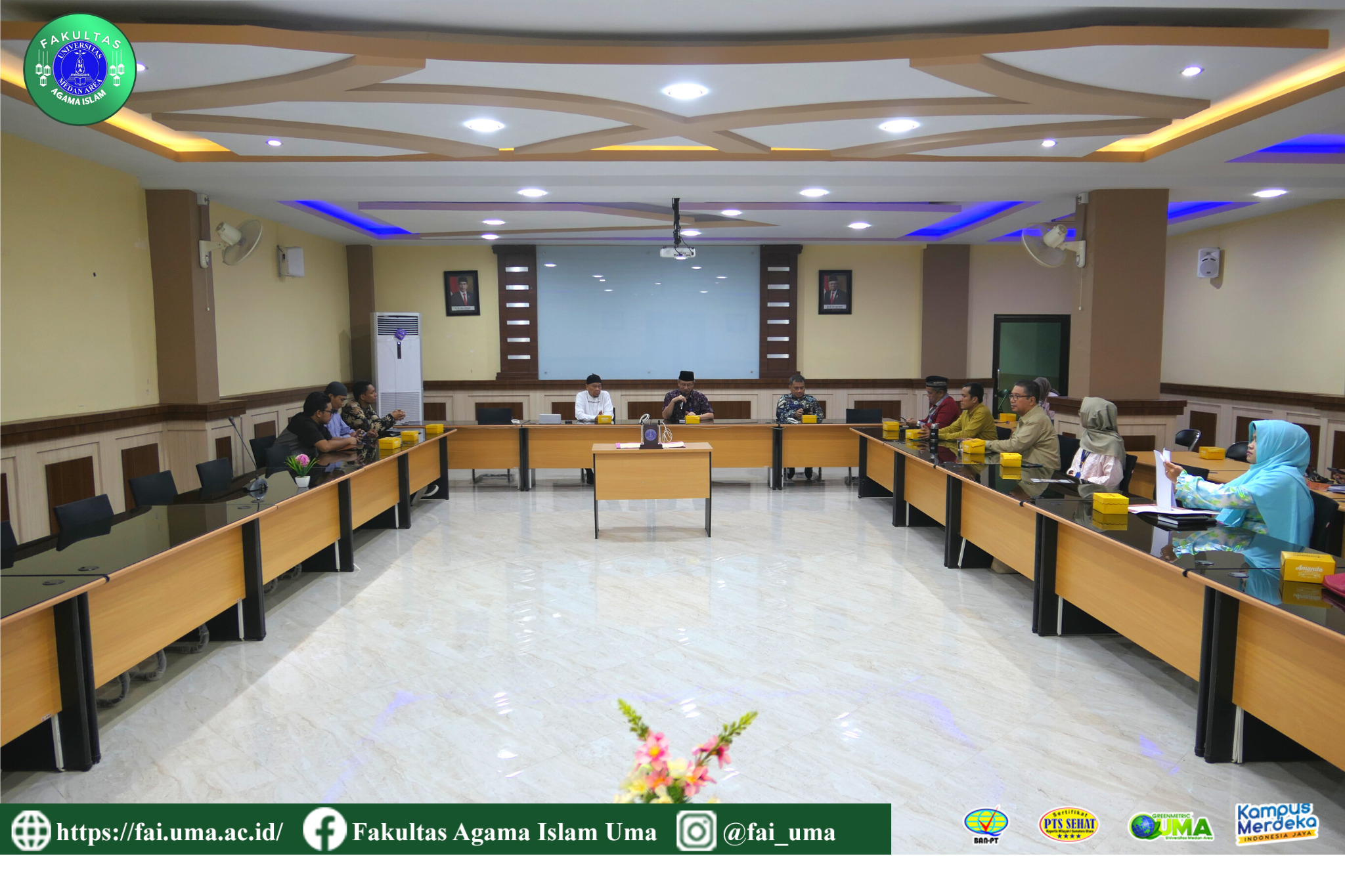 Audiens Kerjasama Universitas Medan Area & Fakultas Agama Islam Dengan Mahad Abu Ubaidah Bin Al Jarrahh Medan