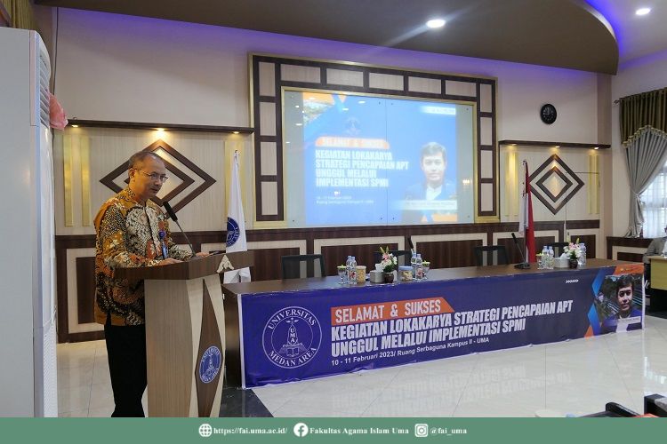sambutan-rektor-uma-pada-lokakarya-strategi-pencapaian-apt-unggul-melalui-implementasi-spmi