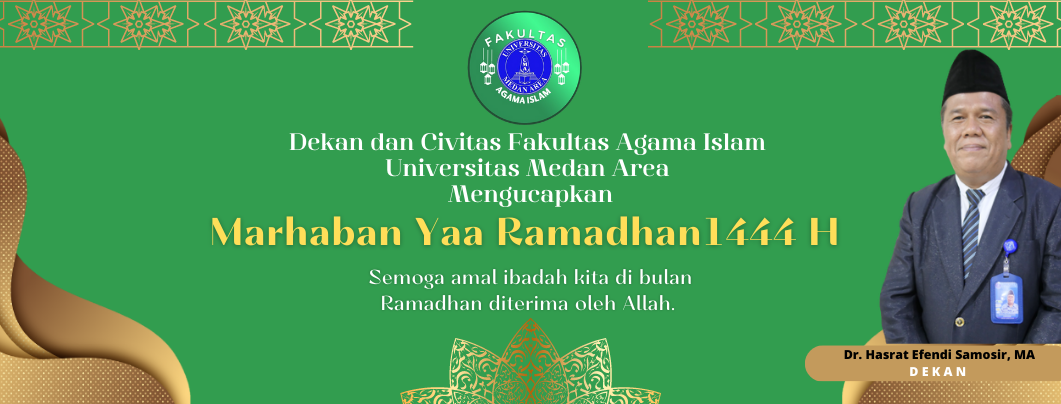 Ucapan Selamat Menunaikan Ibadah Puasa Ramadhan 1444 H - FAI UMA