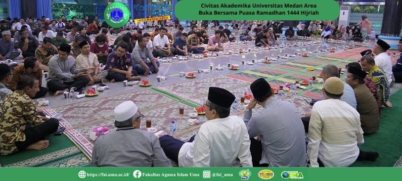 Civitas Akademika Universitas Medan Area Buka Bersama Puasa Ramadhan 1444 Hijriah