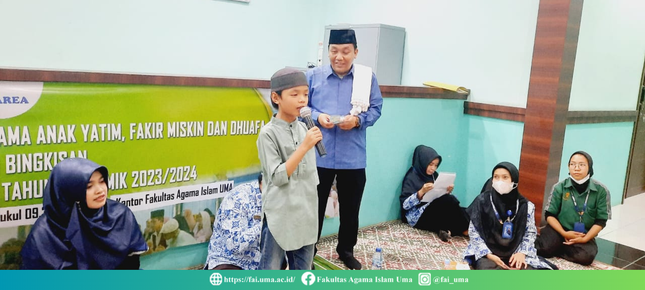 Sesi Quiz pada kegiatan doa bersama anak yatim tahun 2023