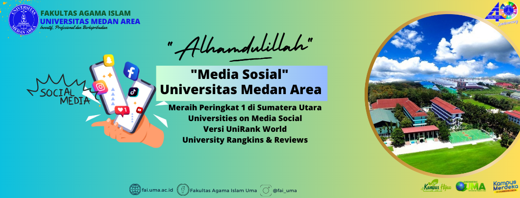 Slider UMA Meraih Peringkat 1 di Sumatera Utara Universities on Media Social Versi UniRank World University Rangkins & Reviews