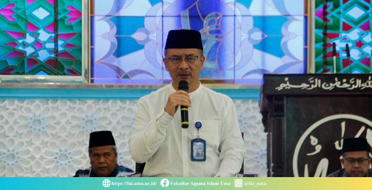 sambutan-rektor-uma-pada-pengajian-tentang-hijrah-dalam-pandangan-al-quran
