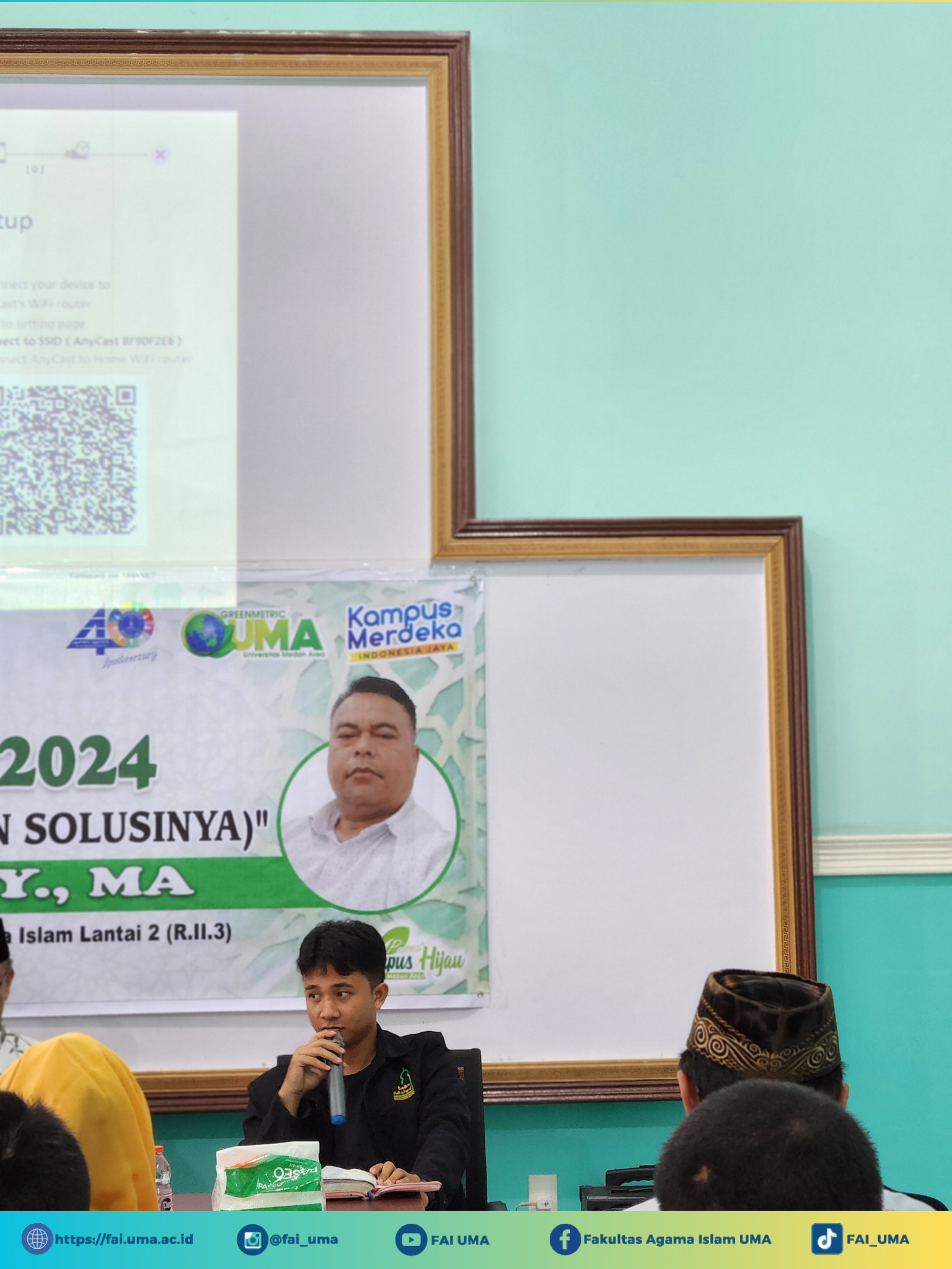 Pembacaan Ayat Suci QUr'an pada Kegiatan Kuliah Umum