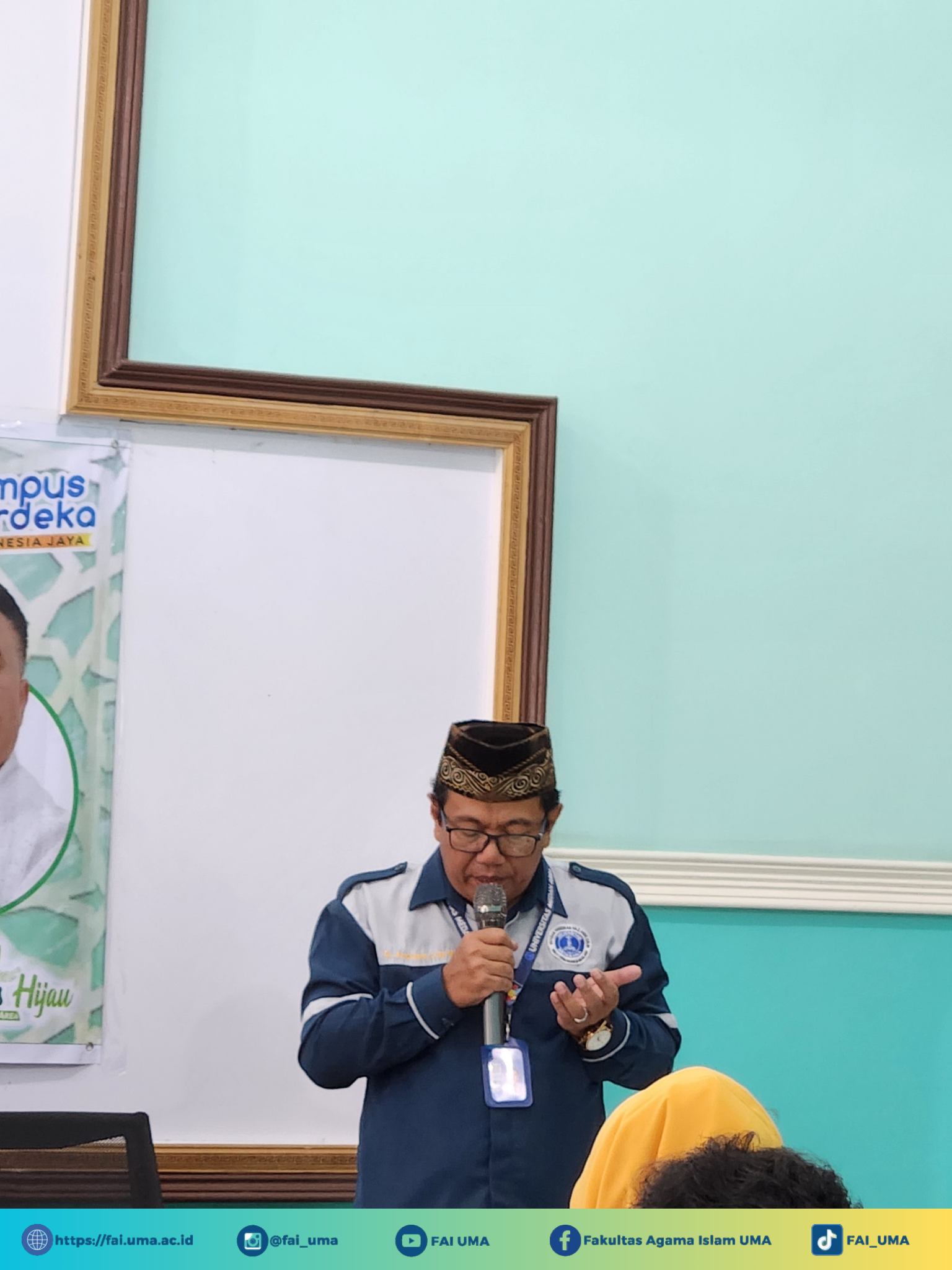 Pembacaan Doa pada Kegiatan Kuliah Umum