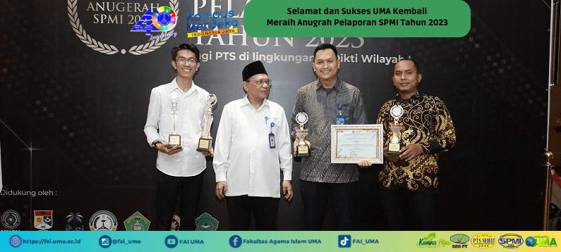 Berita Selamat dan Sukses UMA Kembali Meraih Anugrah Pelaporan SPMI Tahun 2023