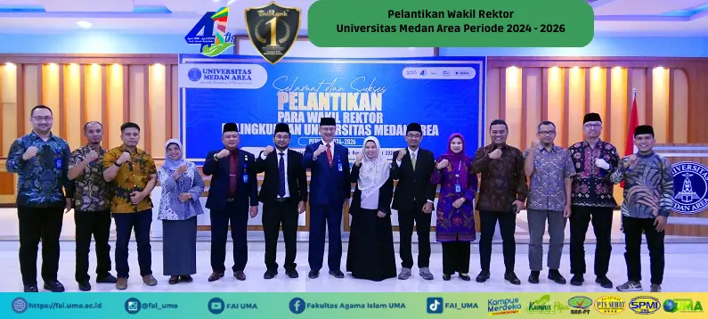 Berita Pelantikan Wakil Rektor Universitas Medan Area Periode 2024 - 2026 (2)