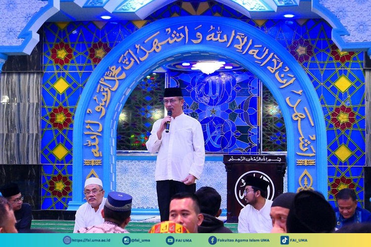 sambutan-rektor-uma-pada-buka-puasa-bersama-1445-hijriah-rektorat-universitas-medan-area