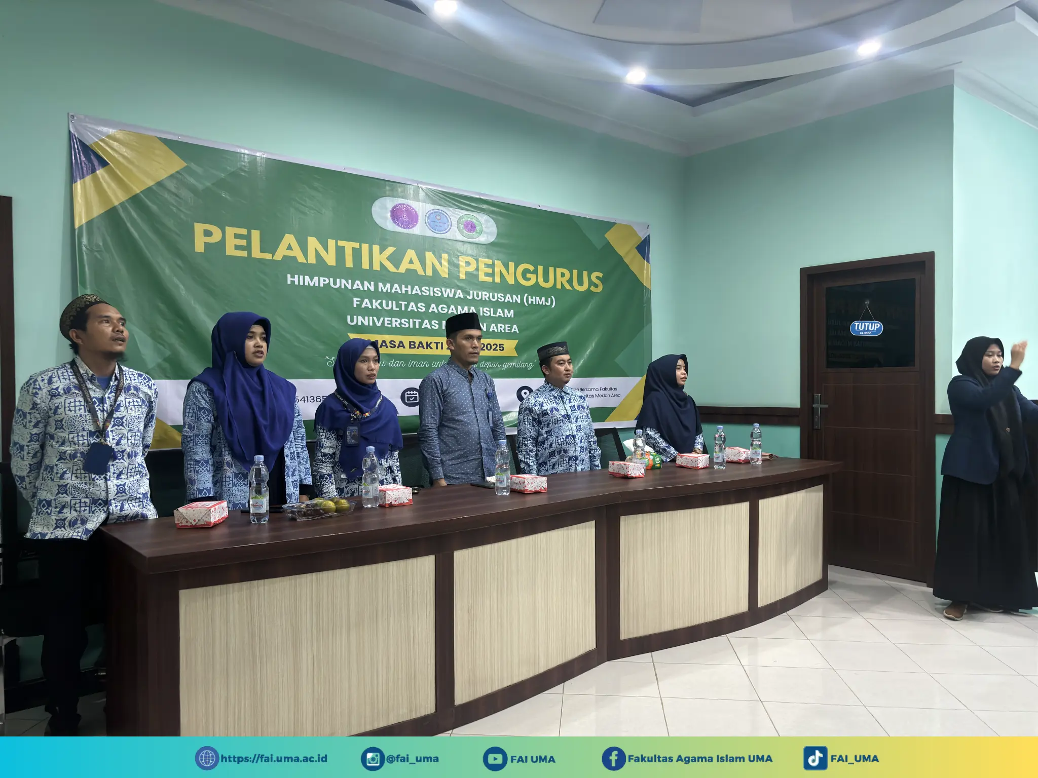 Fungsinaris Hadir Kegiatan Pelantikan HMJ Periode 2024-2025 Prodi Pendidikan Agama Islam UMA