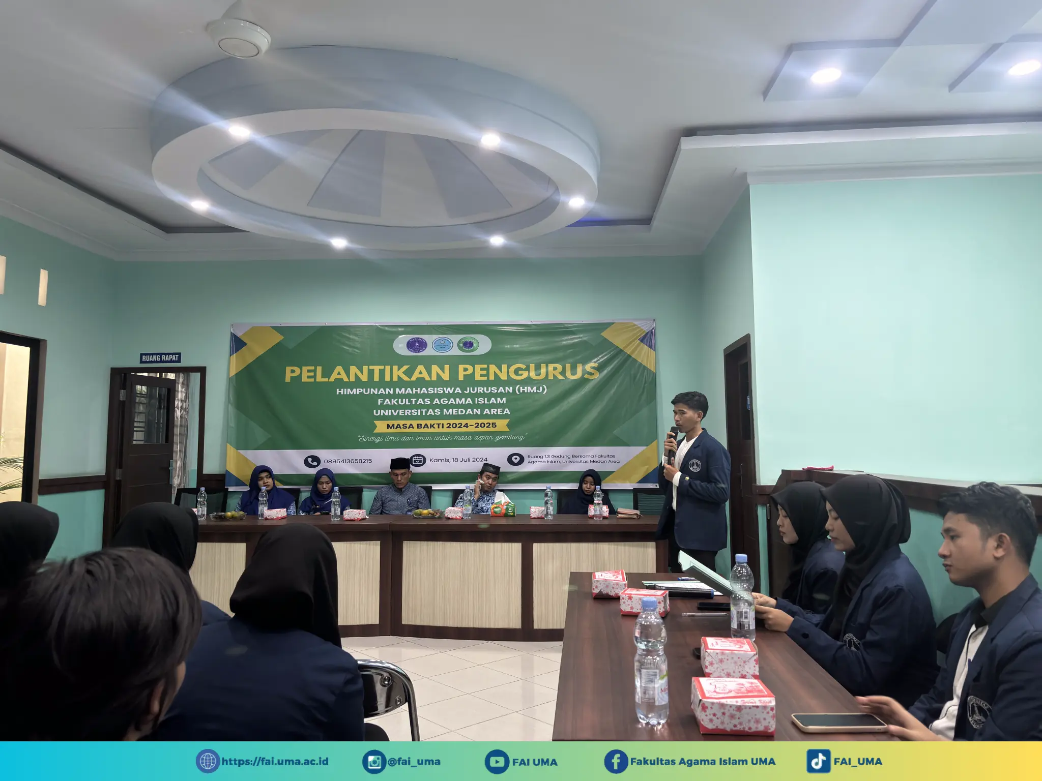 Ketua Panitia Kegiatan Pelantikan HMJ Periode 2024-2025 Prodi Pendidikan Agama Islam UMA
