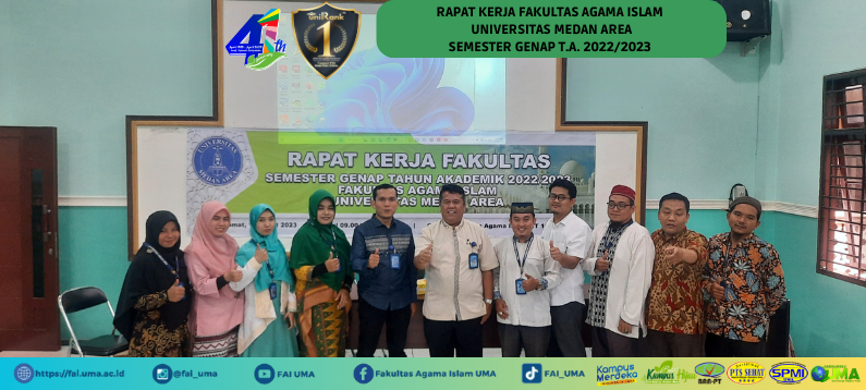 Berita RAPAT KERJA FAKULTAS AGAMA ISLAM UNIVERSITAS MEDAN AREA SEMESTER GENAP T.A. 20222023