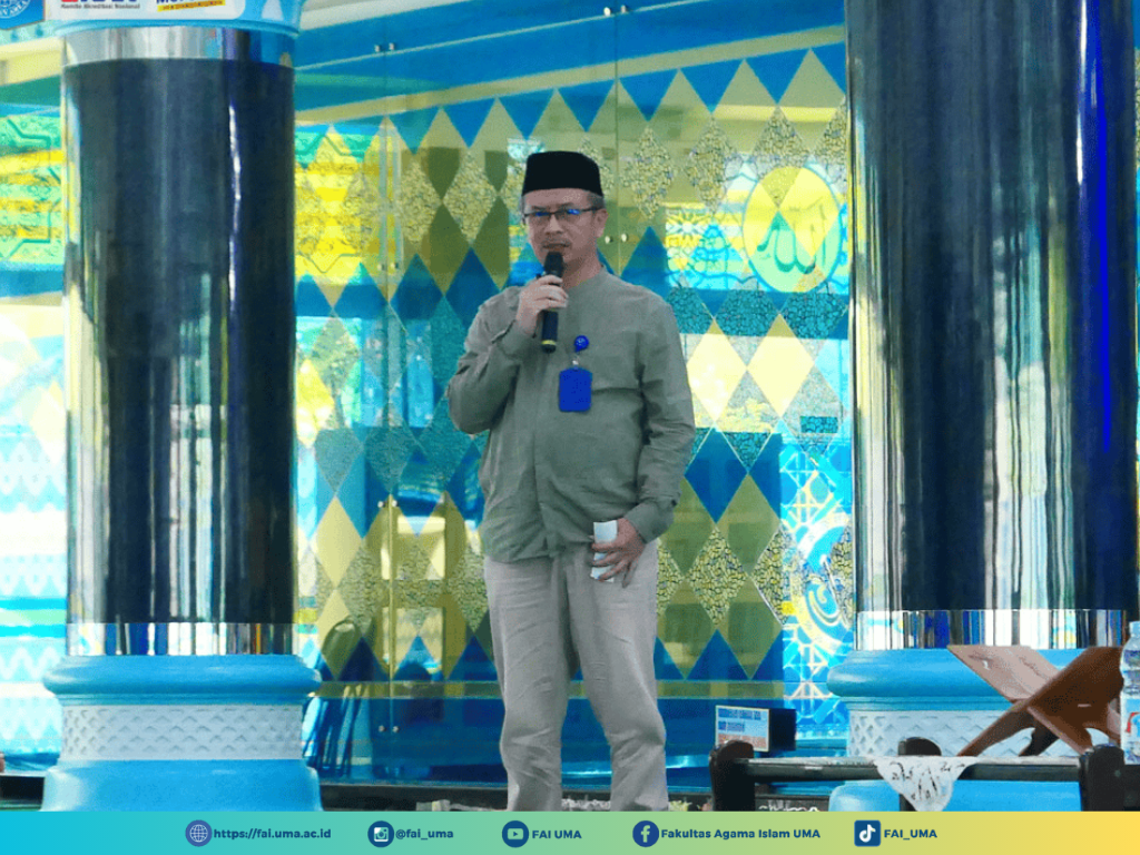 sambutan-rektor-uma-pada-pengajian-tentang-membangun-karakter-mahmudah-dalam-perspektif-islam