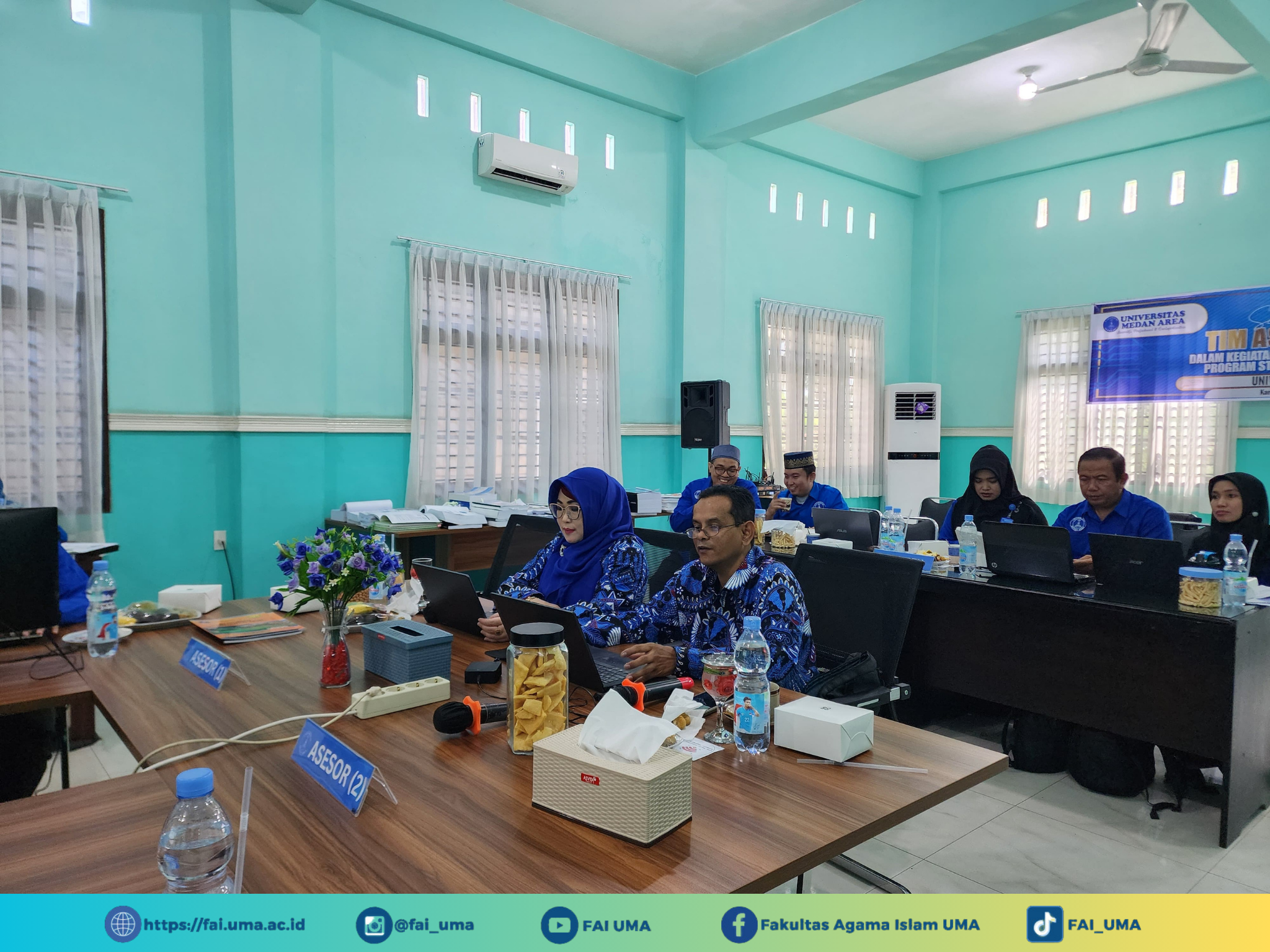 Visitasi Asesor LAMDIK pada Asesmen Lapanagan Akreditasi Prodi PAI UMA