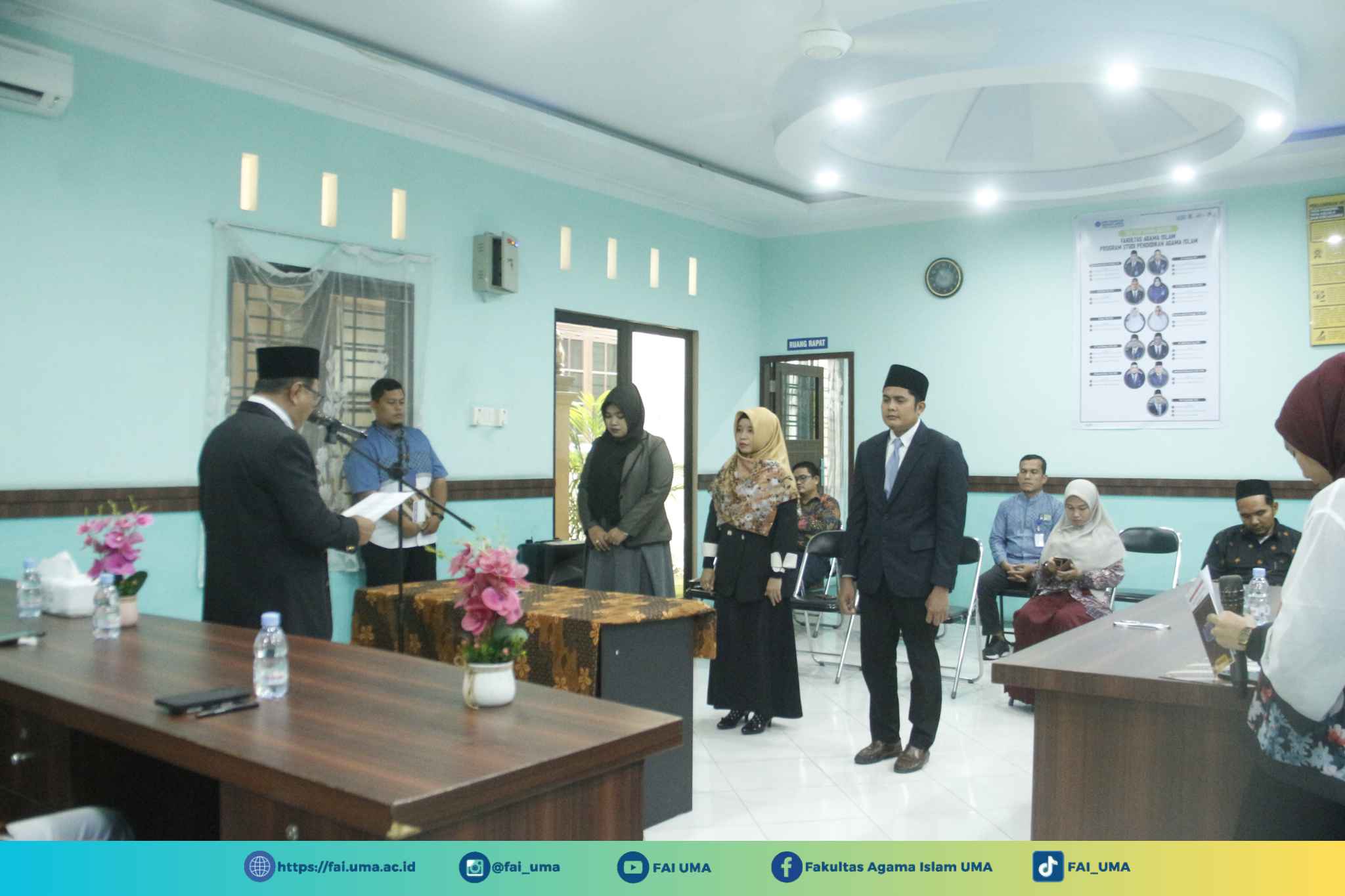 Pembacaan Sumpah Selamat dan Sukses Atas Pelantikan Fungsionaris FAI UMA_11zon