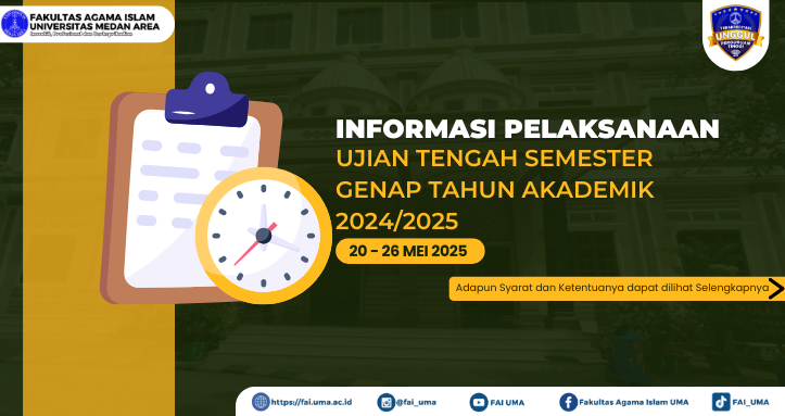 Informasi Pelaksanan UTS Semseter Genap T.A. 2024.2025-FAI UMA