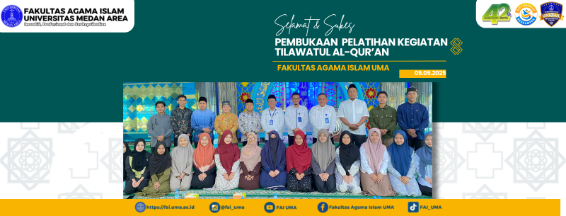 Slider Selamat & Sukses Pembukaan Pelatihan Kegiatan Tilawatil Al-Qur'an
