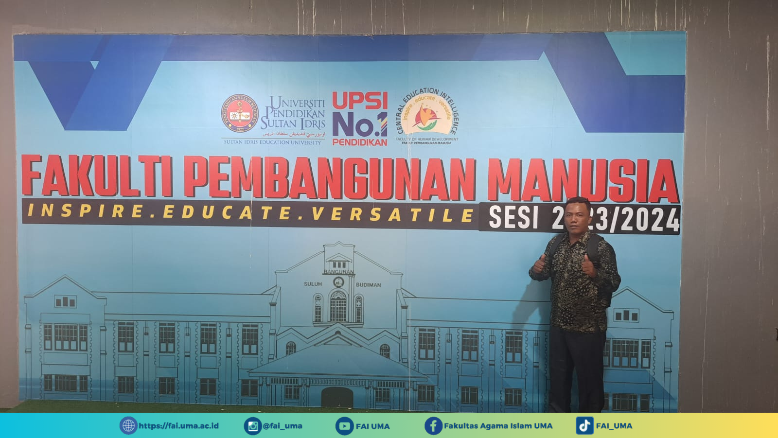 Dr. Firmansyah, MA Dosen FAI INTERNATIONAL JOINT SEMINAR V 2025 DI UPSI MALAYSIA