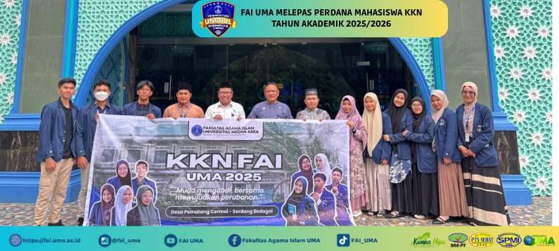 BERITA FAI UMA MELEPAS PERDANA MAHASISWA KKN TAHUN AKADEMIK 2025 2026