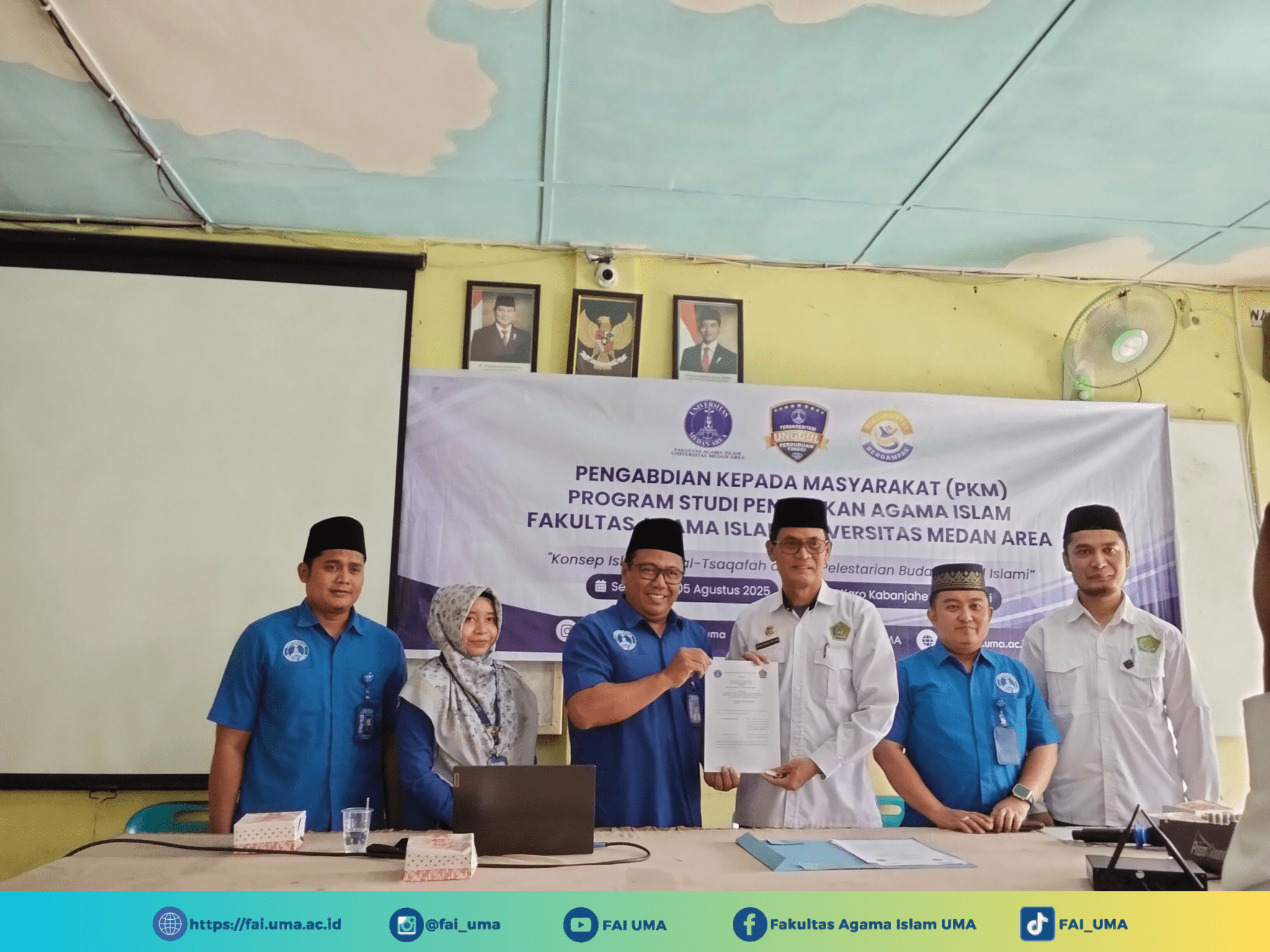MoA Kegiatan Promosi FAI UMA Dalam Bentuk PKM Ke MAN Karo Sinergi Tingkatkan Pendidikan Islam Berbasis Budaya Lokal-min