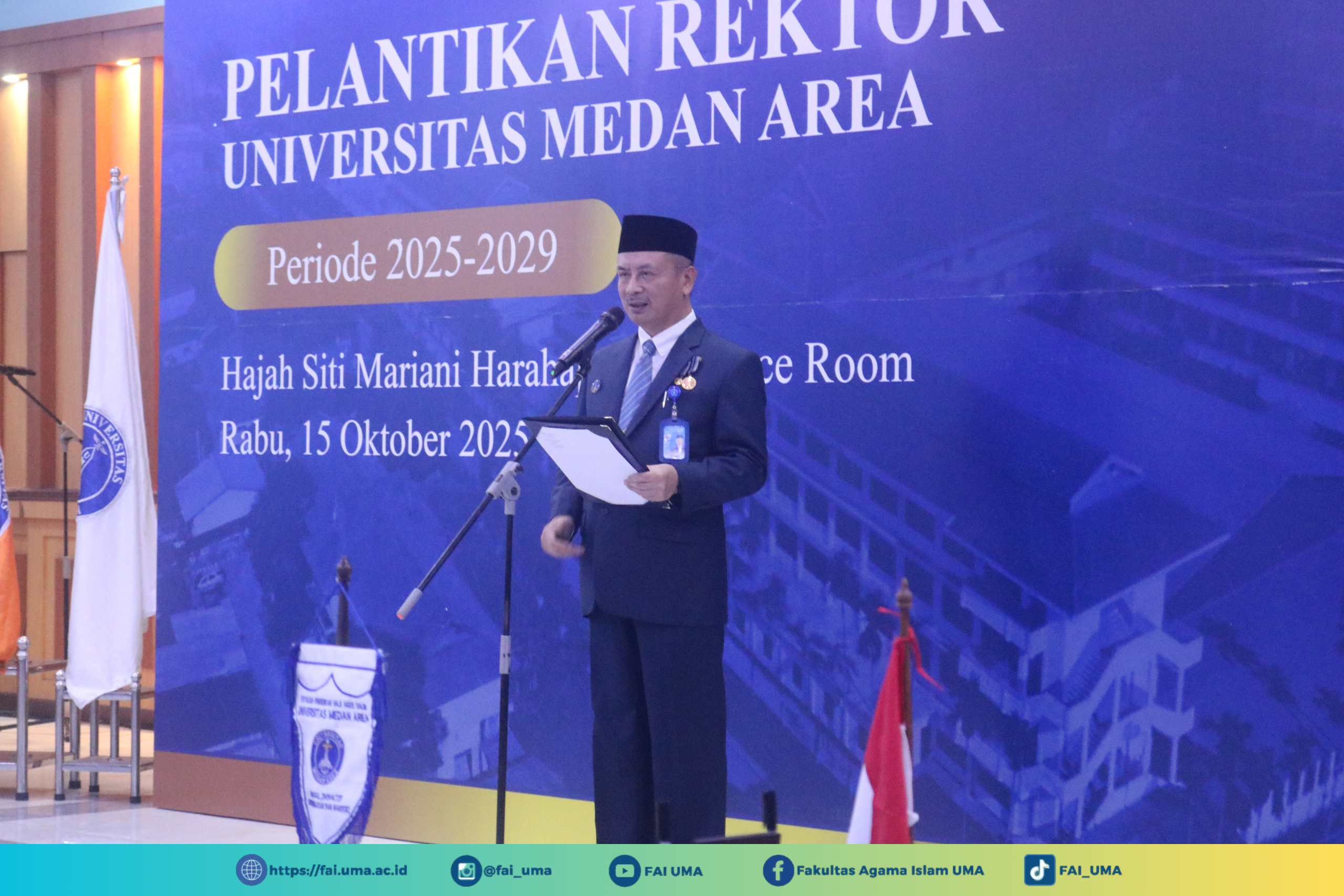 Sambutan_Rektor_Universitas_Medan_Area_Periode_2025-2029
