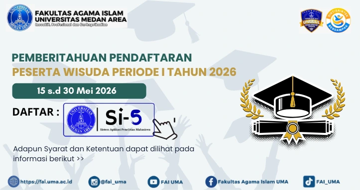 Informasi Pemberitahuan Pendaftaran Wisuda Periode I Tahun 2026