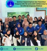 Berita Seminar Kepemimpinan dan Pelantikan Pengurus HMJ PAI serta UKM Tahfidz Al-Quran Fakultas Agama Islam Universitas Medan Area Berlangsung Khidmat